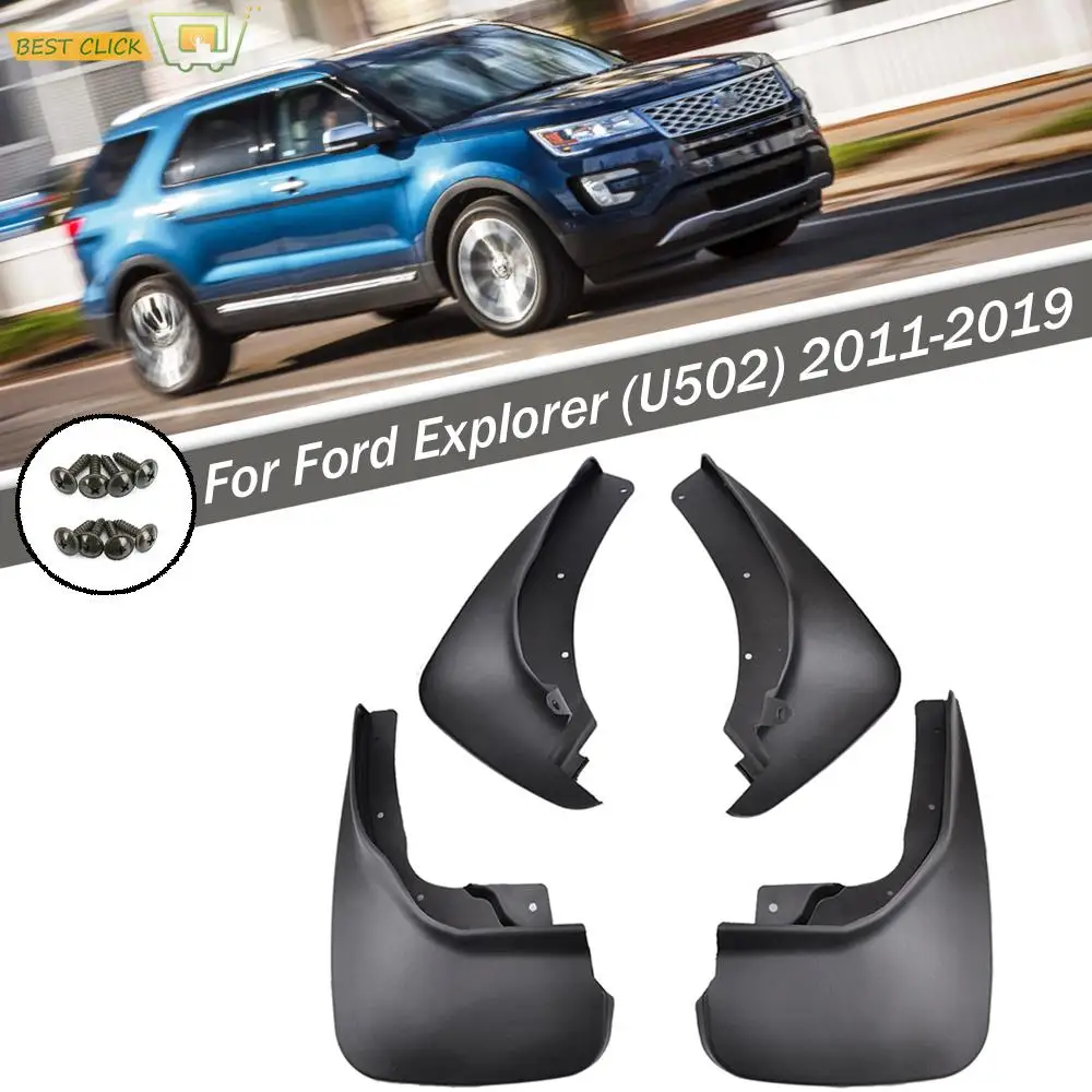 Araba Çamurluklar Ford Explorer 2011-2019 İçin Beşinci Nesil Çamur Flaps Splash Muhafızları Çamurluklar Çamur Flep Ön Arka Çamurluk Koruyucu . ' - ' . 0
