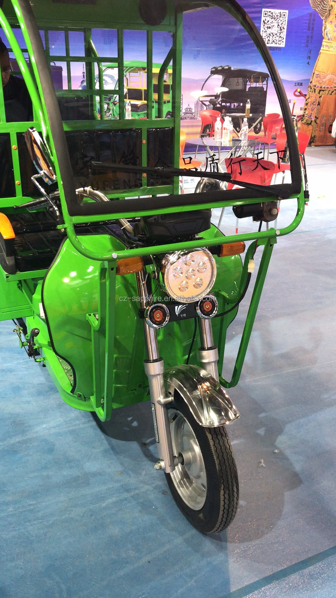 F3 Özelleştirilmiş Tuk Tuk E-çekçek, 3 Tekerlekli Motorlu Elektrikli Üç Tekerlekli Bisiklet . ' - ' . 1