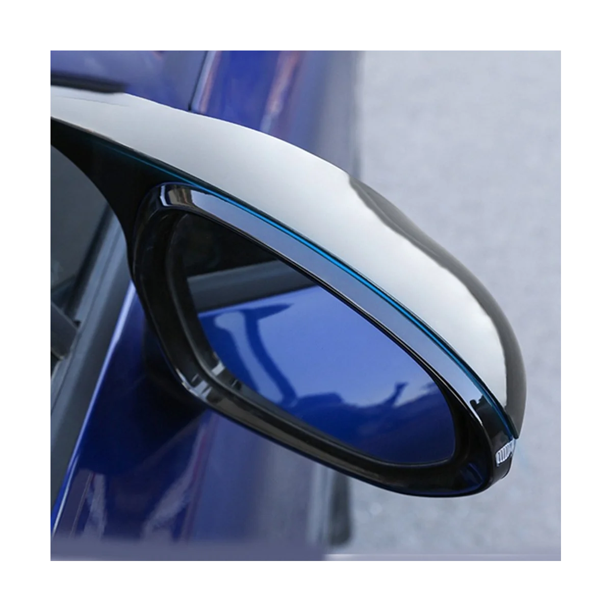 1 Çift Yeni Bullhorn Ayna Konut 2020 2021 2022 Kia K5 Kekul Ayna kapağı Güçlendirme Çıkartmaları Parlak Siyah . ' - ' . 2