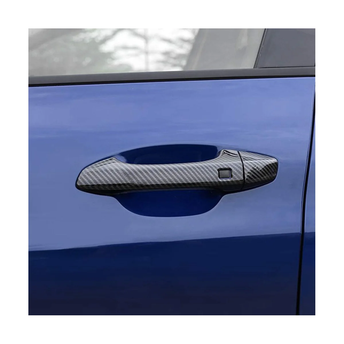 Araba ABS Karbon Fiber Dış Yan Kapı kulp kılıfı Trim Kia Optima için K5 2020 2021 . ' - ' . 2