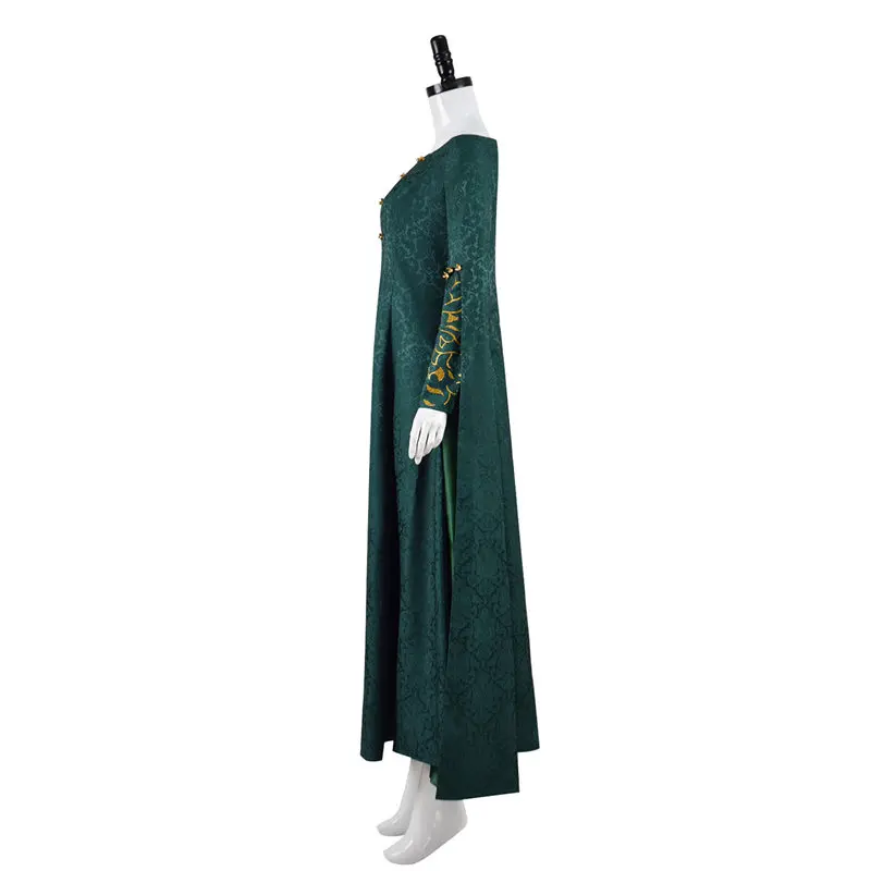 Cadılar bayramı Alicent Hightower Cosplay Kostüm Yetişkin Kadın Yeşil Elbise Takım Elbise Karnaval Akşam Parti Cosplay Kostüm . ' - ' . 2