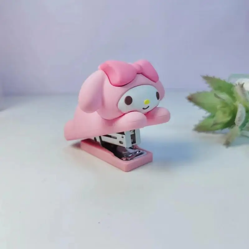 Kawaii Sanrio Kuromi Benim Melodi Cinnamoroll Kitty Anime Karikatür Sevimli Zımba Seti Ofis Küçük Öğrenci Silikon Ciltleme Makinesi . ' - ' . 3