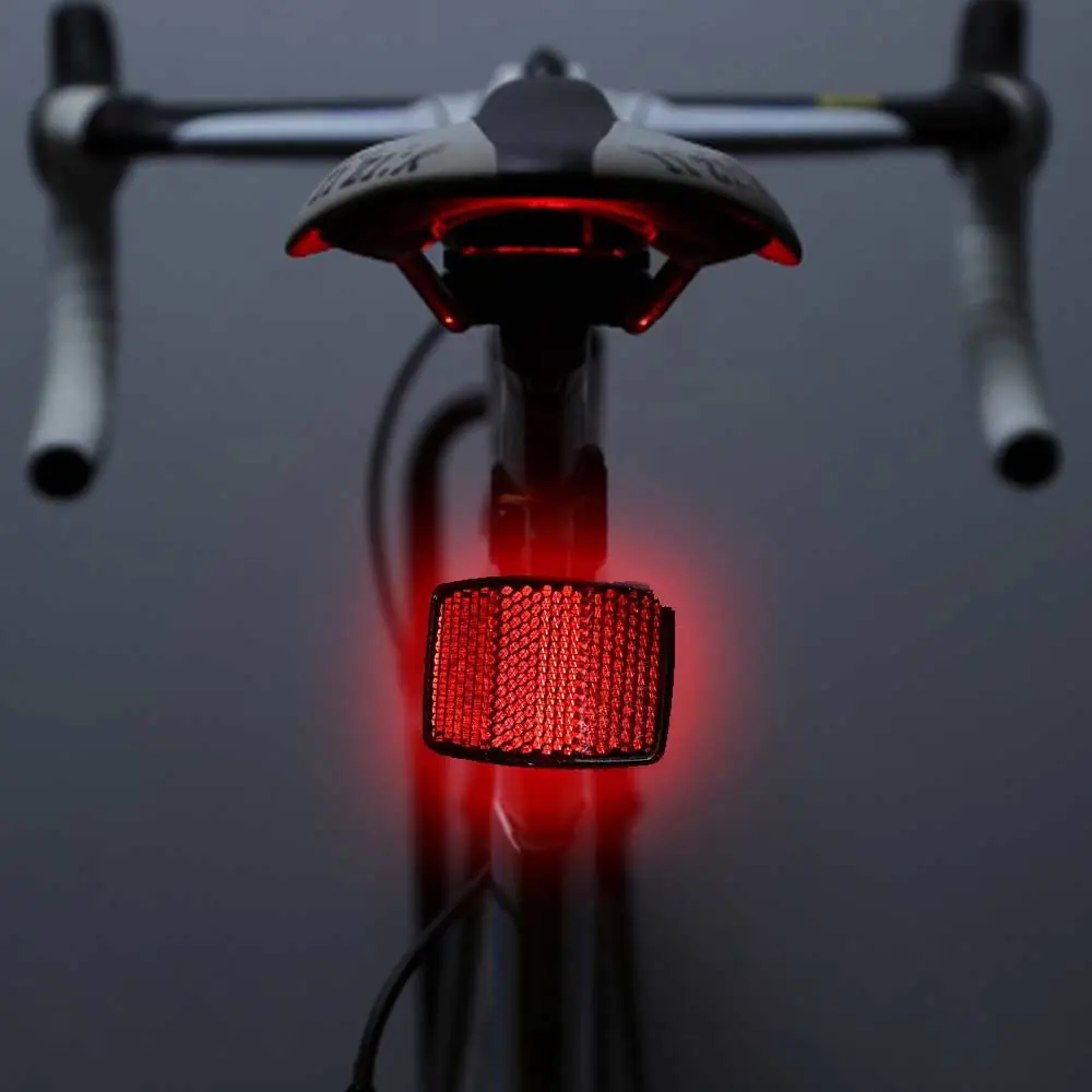 1 Adet plastik bisiklet yansıtıcı reflektör yansıtıcı ışık bisiklet gidon reflektör dağ bisikleti arka lambası bisiklet parçaları . ' - ' . 4