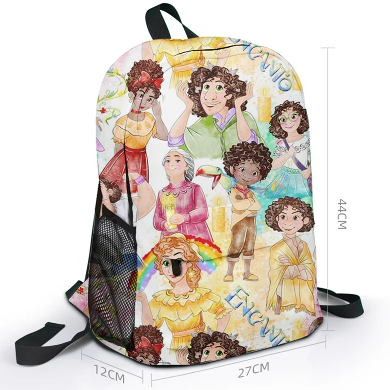 Disney Encanto Mirabel Isabella okul çantası Moda Rahat Sevimli Karikatür Genç Açık Seyahat keten sırt çantası . ' - ' . 5