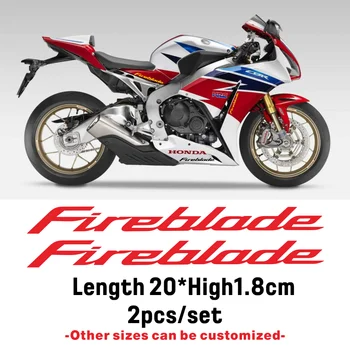 2 X Yeni Satış motosiklet bisiklet Yakıt deposu Tekerlekler Fairing dizüstü Bagaj kask MOTO Sticker çıkartmaları Honda Fireblade 2 X Yeni