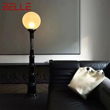 BELLE İskandinav Minimalizm Zemin Lambası Krem Tarzı Oturma Odası Yatak LED Yaratıcılık Dekoratif Atmosfer