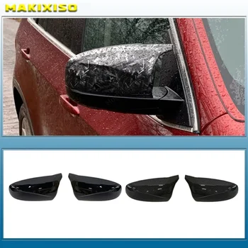 BMW için x5 E70 x6 E71 2008 2009 2010 2011 2012 2013 Araba Yan Kanat Ayna Kapağı Dikiz Kapaklar Siyah yüksek kaliteli türleri