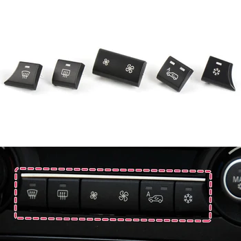 BMW için X5 X6 E70 E71 klima düğmesi hava ses ayarı anahtarı soğutma düğmesi hava sirkülasyonu düğme kapağı