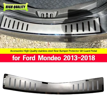 Ford Mondeo 2013-2018 için Yüksek Kaliteli Paslanmaz Çelik Gövde Eşik Kalkanı Çizilmeye Karşı Koruma Araba Styling Krom Şekillendirici