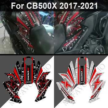 Honda için CB500X CB 500X Tank Pad Sticker Çıkartma Koruyucu Kask Amblemi Bagaj Fairing Çamurluk 2017 2018 2019 2020 2021