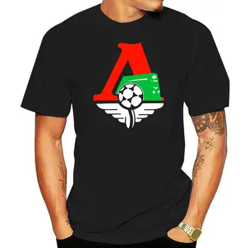Lokomotiv Moskova Tişört Üst Likra Yaz Erkek T Shirt Yüksek Kaliteli Siyah Erkek T-Shirt Pamuk Artı Boyutu 5xl Konu