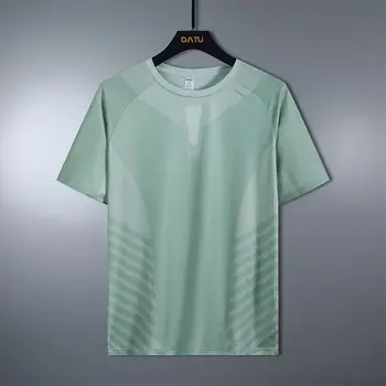 Moda Baskılı O-boyun Gevşek Tüm Maç Rahat Tee Gömlek erkek giyim 2023 Yaz Yeni Kısa Kollu Kazak Kore Tişört