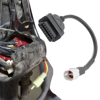 Motosiklet adaptörü İçin 4 Pin Fiş Kablosu Dönüş Sinyali İşaretleyici Tel adaptör fiş Konnektörleri Konektörü Motosiklet Aksesuarları