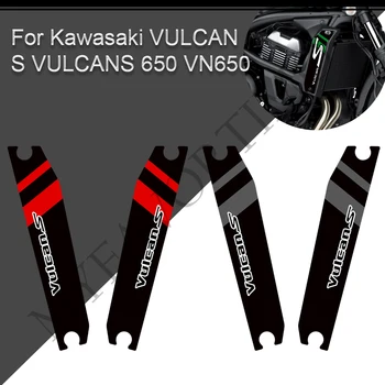 Motosiklet Kawasaki VULCANS 650 VN650 Tank Pad Yakıt Koruyucu Fairing Çamurluk Cam Çıkartmaları Çıkartmaları Kiti