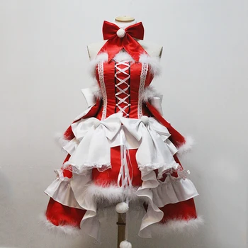 Noel Cadılar Bayramı Yeni Yıl Günü Performans Kadın Yetişkin Rol Yapma Kostüm 2023 Yeni Anime Rol Yapma Seti Sevimli Seksi Elbise