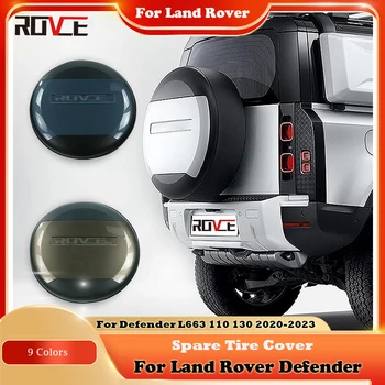 ROVCE Lastik Koruyucu Kapak için Yedek Lastik Land Rover Defender 90 110 130 2020-2023 L663 Gövde Bagaj Kapağı Araba Aksesuarları