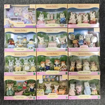 Sylvanian Aileleri Anime Kız Figürleri Bebek Serisi Şekil mobilya seti Pvc Heykeli Modeli Koleksiyonu Süsler bebek hediyeleri Oyuncaklar
