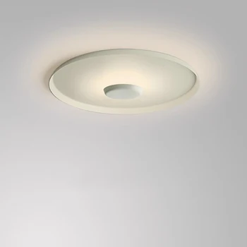 Tasarımcı lamba Modern yuvarlak tavan lambaları yatak odası tavan ışık beyaz kırmızı yeşil oturma odası atmosfer duvar ışıkları AC 220 V 40 cm