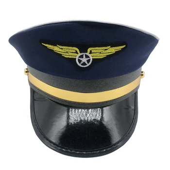 Tasarımcı Marka kaptanın Şapka Büyük Korniş Şapka Havacılık Kap pilotun Büyük Gorras Para Hombres Casquette Homme Sıcak Satmak