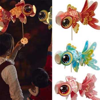 Tatil Partisi için DIY Lamba El Yapımı Çin Yeni Yılı Lamba Malzemesi