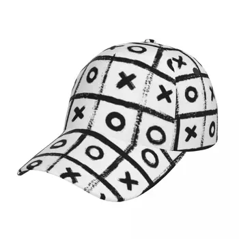 Tic Tac Toe Soyut Doku Açık Spor Kap beyzbol şapkası Erkek Kadın Visor Sokak Hip Hop Kapaklar
