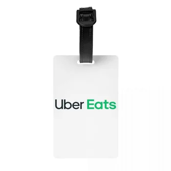 Uber Eats Sürücü Logosu Bagaj Etiketleri Özel Bagaj Etiketleri Gizlilik Kapağı Adı KİMLİK Kartı