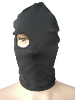 Yetişkin Cadılar Bayramı Maskeleri Cosplay Kostümleri spandex hood açık bir göz unisex Zentai Kostümleri Parti Aksesuarları